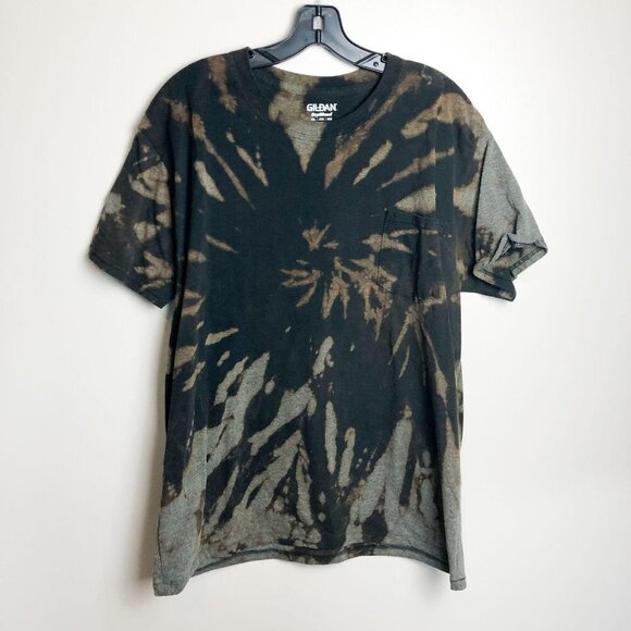 Gildan DryBlend Tie Dye Basic T Shirt - Picture 1 of 6